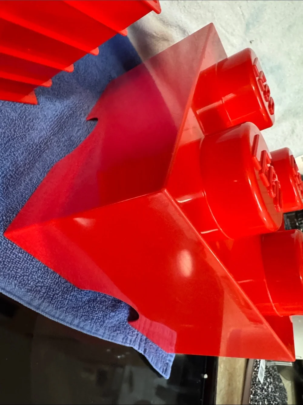 LEGO Red Stackable Storage Brick -  Organizer